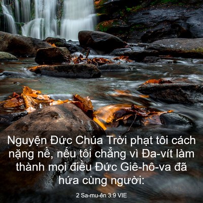 Picture 03 - 2 Sa-mu-ên 3:9 VIE - Nguyện Đức Chúa Trời phạt tôi cách - Bible Verse Picture