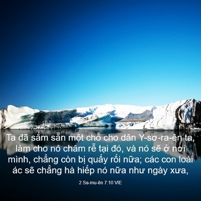 Picture 03 - 2 Sa-mu-ên 7:10 VIE - Ta đã sắm sẵn một chỗ cho dân - Bible Verse Picture