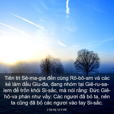 Picture 03 - 2 Sử Ký 12:5 VIE - Tiên tri Sê-ma-gia đến cùng Rô-bô-am và - Bible Verse Picture