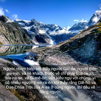 Picture 03 - 2 Sử Ký 15:9 VIE - Người nhóm hiệp hết thảy người - Bible Verse Picture