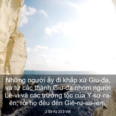 Picture 03 - 2 Sử Ký 23:2 VIE - Những người ấy đi khắp xứ Giu-đa, - Bible Verse Picture