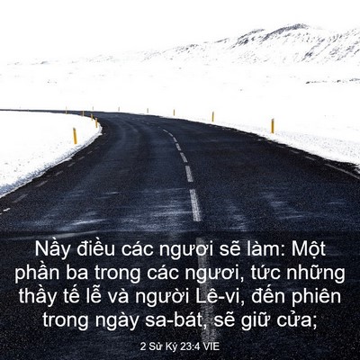 Picture 03 - 2 Sử Ký 23:4 VIE - Nầy điều các ngươi sẽ làm: Một - Bible Verse Picture