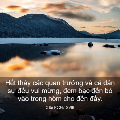 Picture 03 - 2 Sử Ký 24:10 VIE - Hết thảy các quan trưởng và cả dân - Bible Verse Picture