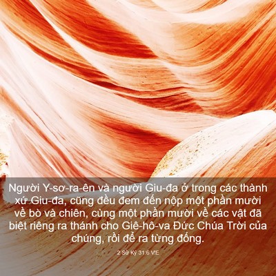 Picture 03 - 2 Sử Ký 31:6 VIE - Người Y-sơ-ra-ên và người Giu-đa ở - Bible Verse Picture