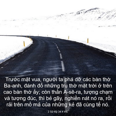 Picture 03 - 2 Sử Ký 34:4 VIE - Trước mặt vua, người ta phá dỡ các - Bible Verse Picture