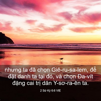 Picture 03 - 2 Sử Ký 6:6 VIE - nhưng ta đã chọn Giê-ru-sa-lem, để - Bible Verse Picture
