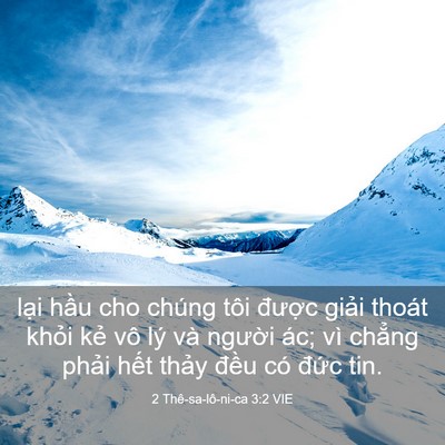 Picture 03 - 2 Thê-sa-lô-ni-ca 3:2 VIE - lại hầu cho chúng tôi được giải - Bible Verse Picture