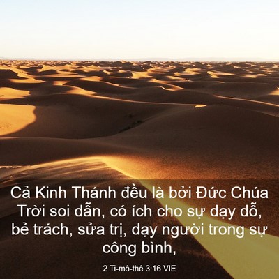 Picture 03 - 2 Ti-mô-thê 3:16 VIE - Cả Kinh Thánh đều là bởi Đức Chúa - Bible Verse Picture