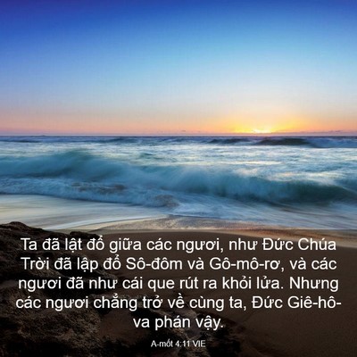 Picture 03 - A-mốt 4:11 VIE - Ta đã lật đổ giữa các ngươi, như - Bible Verse Picture