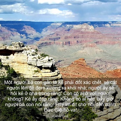 Picture 03 - A-mốt 6:10 VIE - Một người bà con gần là kẻ phải - Bible Verse Picture