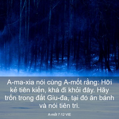 Picture 03 - A-mốt 7:12 VIE - A-ma-xia nói cùng A-mốt rằng: Hỡi kẻ - Bible Verse Picture