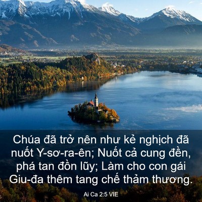 Picture 03 - Ai Ca 2:5 VIE - Chúa đã trở nên như kẻ nghịch đã - Bible Verse Picture