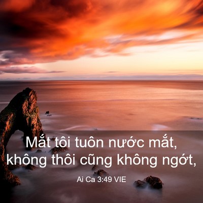Picture 03 - Ai Ca 3:49 VIE - Mắt tôi tuôn nước mắt, không thôi - Bible Verse Picture