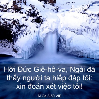 Picture 03 - Ai Ca 3:59 VIE - Hỡi Đức Giê-hô-va, Ngài đã thấy - Bible Verse Picture