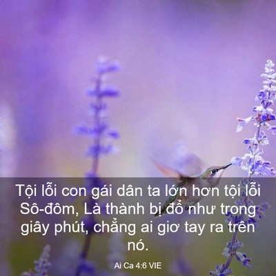 Picture 03 - Ai Ca 4:6 VIE - Tội lỗi con gái dân ta lớn hơn tội - Bible Verse Picture