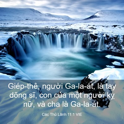 Picture 03 - Các Thủ Lãnh 11:1 VIE - Giép-thê, người Ga-la-át, là tay dõng - Bible Verse Picture