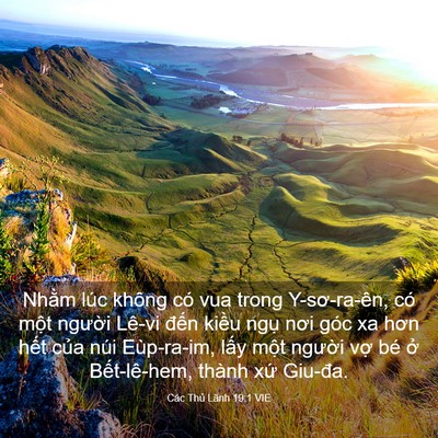 Picture 03 - Các Thủ Lãnh 19:1 VIE - Nhằm lúc không có vua trong Y-sơ-ra-ên, - Bible Verse Picture