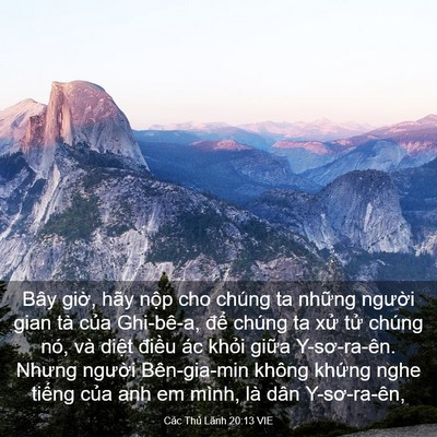 Picture 03 - Các Thủ Lãnh 20:13 VIE - Bây giờ, hãy nộp cho chúng ta những - Bible Verse Picture