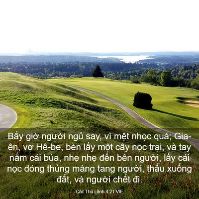 Picture 03 - Các Thủ Lãnh 4:21 VIE - Bấy giờ người ngủ say, vì mệt nhọc - Bible Verse Picture
