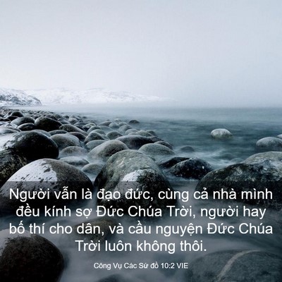 Picture 03 - Công Vụ Các Sứ đồ 10:2 VIE - Người vẫn là đạo đức, cùng cả nhà - Bible Verse Picture