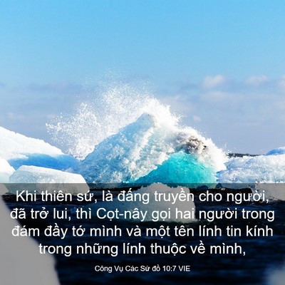 Picture 03 - Công Vụ Các Sứ đồ 10:7 VIE - Khi thiên sứ, là đấng truyền cho - Bible Verse Picture