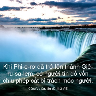 Picture 03 - Công Vụ Các Sứ đồ 11:2 VIE - Khi Phi-e-rơ đã trở lên thành - Bible Verse Picture