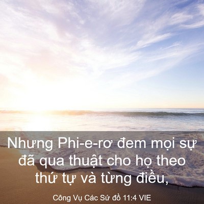 Picture 03 - Công Vụ Các Sứ đồ 11:4 VIE - Nhưng Phi-e-rơ đem mọi sự đã qua thuật - Bible Verse Picture