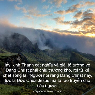 Picture 03 - Công Vụ Các Sứ đồ 17:3 VIE - lấy Kinh Thánh cắt nghĩa và giải tỏ - Bible Verse Picture