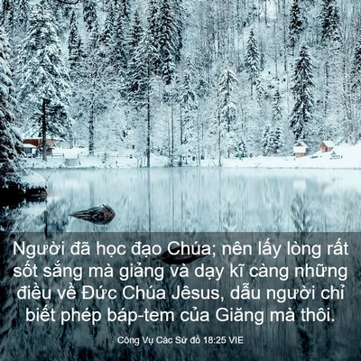Picture 03 - Công Vụ Các Sứ đồ 18:25 VIE - Người đã học đạo Chúa; nên lấy - Bible Verse Picture