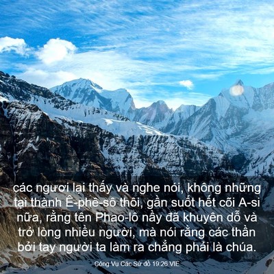 Picture 03 - Công Vụ Các Sứ đồ 19:26 VIE - các ngươi lại thấy và nghe nói, không - Bible Verse Picture