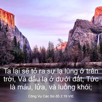 Picture 03 - Công Vụ Các Sứ đồ 2:19 VIE - Ta lại sẽ tỏ ra sự lạ lùng ở trên - Bible Verse Picture