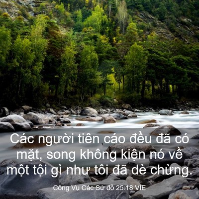 Picture 03 - Công Vụ Các Sứ đồ 25:18 VIE - Các người tiên cáo đều đã có mặt, - Bible Verse Picture