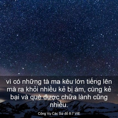Picture 03 - Công Vụ Các Sứ đồ 8:7 VIE - vì có những tà ma kêu lớn tiếng lên - Bible Verse Picture