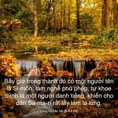Picture 03 - Công Vụ Các Sứ đồ 8:9 VIE - Bấy giờ trong thành đó có một người - Bible Verse Picture