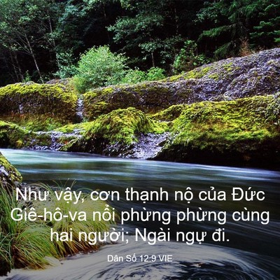 Picture 03 - Dân Số 12:9 VIE - Như vậy, cơn thạnh nộ của Đức - Bible Verse Picture
