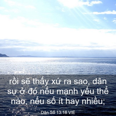 Picture 03 - Dân Số 13:18 VIE - rồi sẽ thấy xứ ra sao, dân sự ở đó - Bible Verse Picture