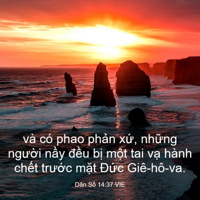 Picture 03 - Dân Số 14:37 VIE - và có phao phản xứ, những người nầy - Bible Verse Picture