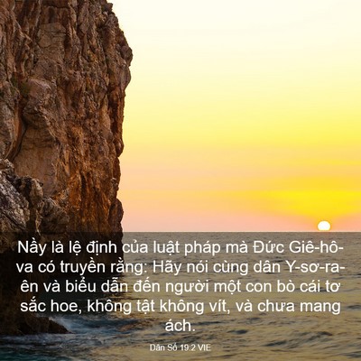 Picture 03 - Dân Số 19:2 VIE - Nầy là lệ định của luật pháp mà - Bible Verse Picture