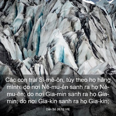 Picture 03 - Dân Số 26:12 VIE - Các con trai Si-mê-ôn, tùy theo họ hàng - Bible Verse Picture