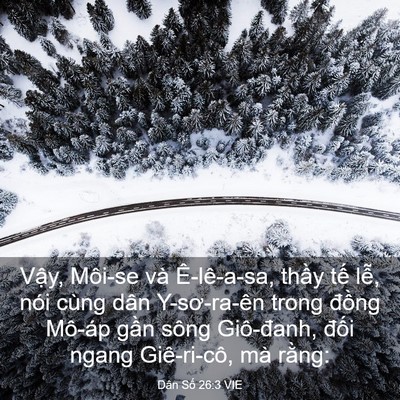 Picture 03 - Dân Số 26:3 VIE - Vậy, Môi-se và Ê-lê-a-sa, thầy tế lễ, - Bible Verse Picture