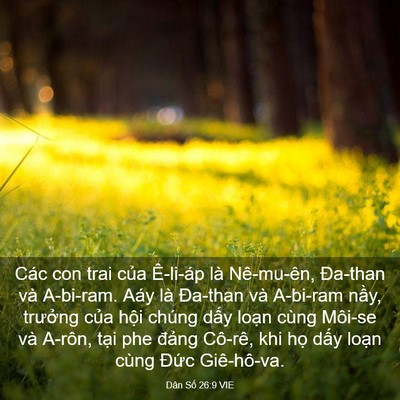 Picture 03 - Dân Số 26:9 VIE - Các con trai của Ê-li-áp là Nê-mu-ên, - Bible Verse Picture