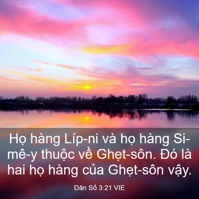 Picture 03 - Dân Số 3:21 VIE - Họ hàng Líp-ni và họ hàng Si-mê-y - Bible Verse Picture
