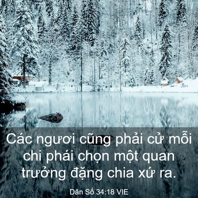 Picture 03 - Dân Số 34:18 VIE - Các ngươi cũng phải cử mỗi chi phái - Bible Verse Picture