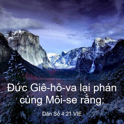Picture 03 - Dân Số 4:21 VIE - Đức Giê-hô-va lại phán cùng Môi-se - Bible Verse Picture