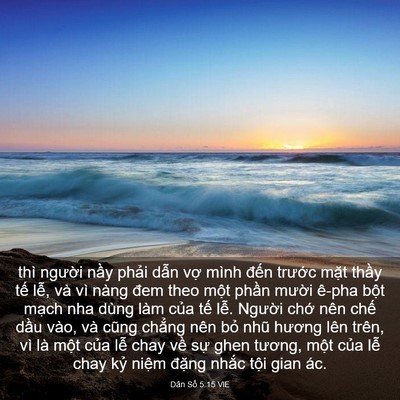 Picture 03 - Dân Số 5:15 VIE - thì người nầy phải dẫn vợ mình - Bible Verse Picture