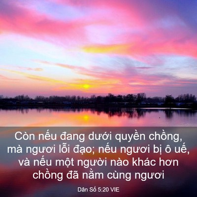 Picture 03 - Dân Số 5:20 VIE - Còn nếu đang dưới quyền chồng, mà - Bible Verse Picture