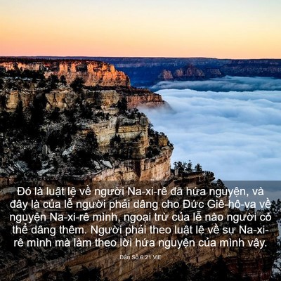 Picture 03 - Dân Số 6:21 VIE - Đó là luật lệ về người Na-xi-rê đã - Bible Verse Picture