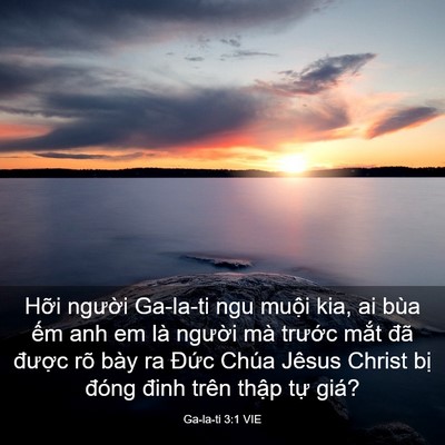 Picture 03 - Ga-la-ti 3:1 VIE - Hỡi người Ga-la-ti ngu muội kia, ai bùa - Bible Verse Picture