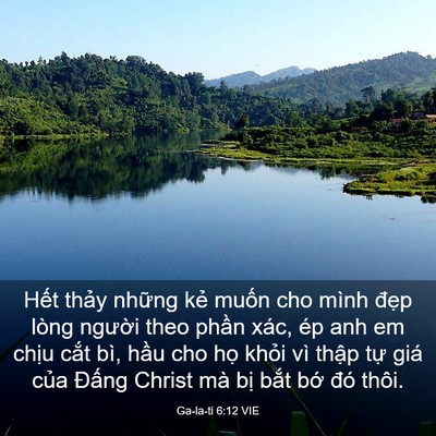 Picture 03 - Ga-la-ti 6:12 VIE - Hết thảy những kẻ muốn cho mình đẹp - Bible Verse Picture