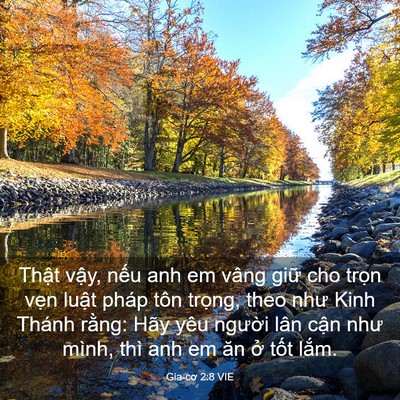 Picture 03 - Gia-cơ 2:8 VIE - Thật vậy, nếu anh em vâng giữ cho trọn - Bible Verse Picture